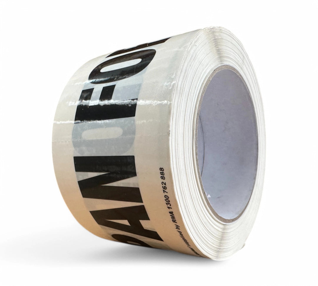 Rip A Sticker 72mm x 200mm FOR JAPAN black on white displayed for export labelling and shipment identification